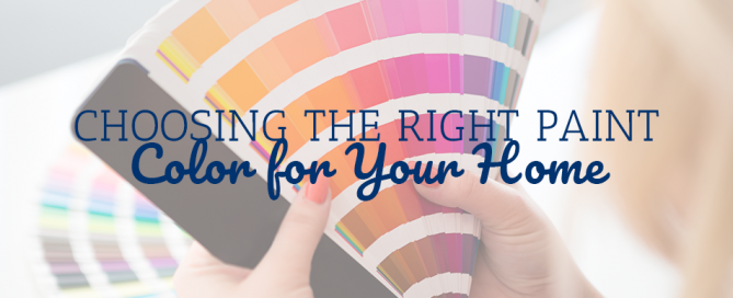 Choosing the Right Paint Color for Your Home